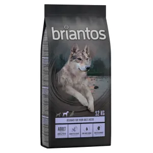 2x12kg Briantos Adult kacsa & burgonya - gabonamentes száraz kutyatáp 10% árengedménnyel