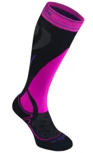 Zokni Bridgedale Ski Midweight Women's black / fluo pink/077