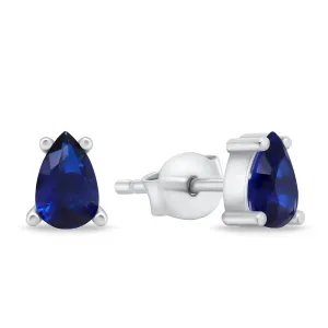 Brilio Silver Bájos ezüst fülbevaló kék cirkónium kövekkel EA860WB