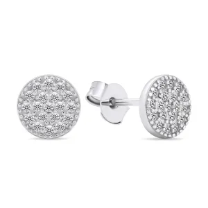 Brilio Silver Elegáns ezüst fülbevaló cirkónium kövekkel EA570W