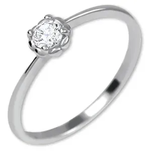 Brilio Silver Ezüst gyűrű kristállyal 426 001 00538 04 51 mm