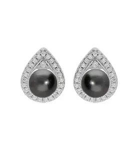Brilio Silver Gyönyörű ezüst fülbevaló valódi tahiti gyöngyökkel TA/ME04373A