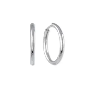 Brilio Silver Időtlen ezüst karika fülbevaló 431 001 0300 04 7,5 cm
