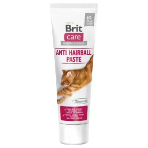 3x100g Brit Care Cat Anti Hairball taurinos macskapaszta