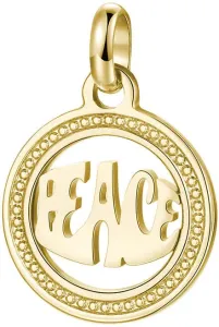 Brosway Aranyozott acél medál Peace Très Jolie BTJM279
