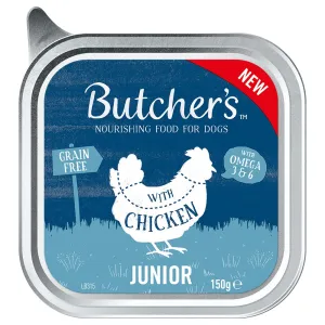 24x150g Butcher's Original Junior csirke nedves kutyatáp