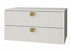 Fali szekrény mosdónak Merced R103 (Fehér)