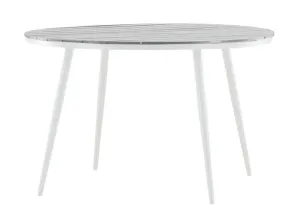 Kerti asztal Dallas 2467 (Szürke + Fehér)