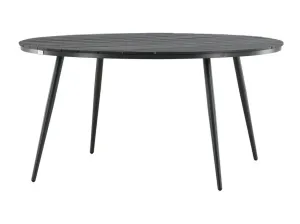 Kerti asztal Dallas 2832 (Fekete)