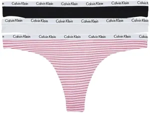 Calvin Klein 3 PACK - női tanga alsó PLUS SIZE QD3800E-W5A XL