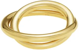 Calvin Klein Aranyozott acél gyűrű Continue KJ0EJR1001 52 mm