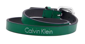 Calvin Klein Dupla zöld bőr karkötőAdventure KJ5NGB79010 38 cm - D