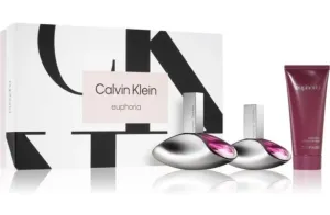 Calvin Klein Euphoria - EDP 100 ml + testápoló 100 ml + EDP 30 ml