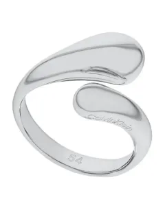 Calvin Klein Időtlen acél gyűrű Sculptured Drops 35000192 56 mm
