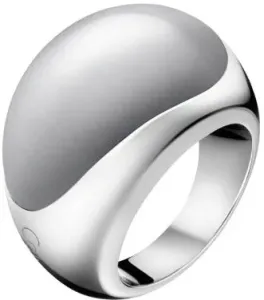 Calvin Klein Acél gyűrű kővel Ellipse KJ3QWR0201 55 mm