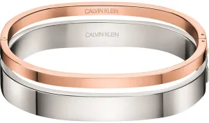 Calvin Klein Luxus bicolor karkötő Hook KJ06PD20020 5,4 x 4,3 cm - XS