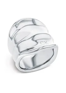 Calvin Klein Masszív acél gyűrű Elemental 35000645A0 56 mm