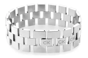Calvin Klein Masszív acél karkötő Geometric 35000243