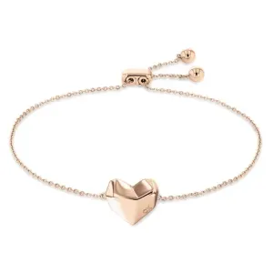 Calvin Klein Romantikus bronz karkötő szívvel In Love 35000040