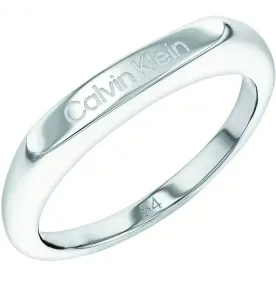 Calvin Klein Stílusos acél gyűrű Faceted 35000187 54 mm #1424739