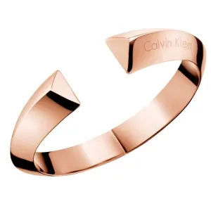 Calvin Klein Nyitott acél karkötő Shape KJ4TPD10010 5,4 x 4,3 cm - XS