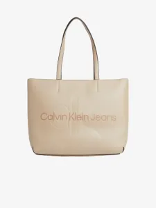 Calvin Klein Jeans Bevásárlótáska Bézs