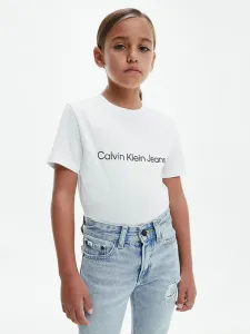 Calvin Klein Jeans Gyerek Póló Fehér