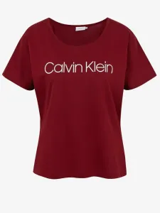 Calvin Klein Jeans Open-Nk Logo Prt Póló Lila