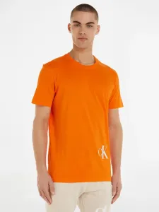 Calvin Klein Jeans Póló Narancssárga #974852