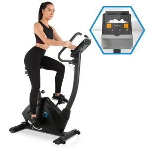 Capital Sports Evo Track, házi szobabicikli, otthoni edzőgép, szobakerékpár, lendkerék 15 kg, Bluetooth, alkalmazás
