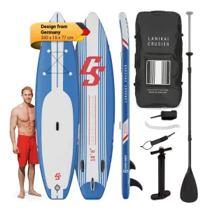 Capital Sports Lanikai Cruiser 10.8, felfújható paddle board, készlet SUP deszkával, 330 x 77 x 15 #1021260
