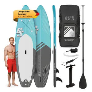 Capital Sports Lanikai Cruiser 9.8, felfújható paddle board, készlet SUP deszkával, 305 x 77 x 10 #1564455