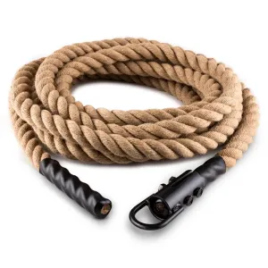 Capital Sports Power Rope lengő kötél kampóval 9m/3,8cm, mennyezeti felfüggesztés