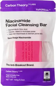 Carbon Theory Tisztító arcszappan Niacinamide (Facial Cleansing Bar) 100 g