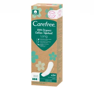 Carefree Tisztasági betét Organic Cotton Long 24 ks