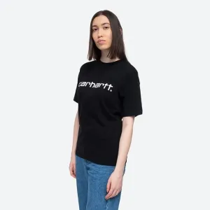 Carhartt WIP W' S/S Script T-Shirt I029076 BLACK/WHITE #563468