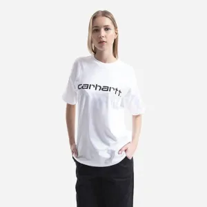 Carhartt WIP W' S/S Script T-Shirt I029076 WHITE/BLACK #563451