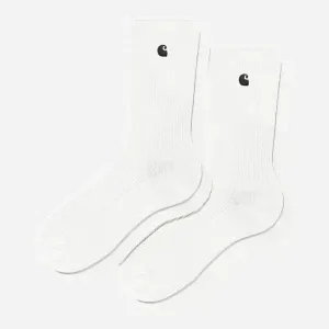 Carhartt WIP Madison Pack zokni I030923 fehér / fekete