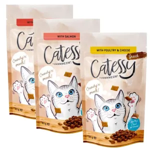 3x65g Catessy jutalomfalat macskáknak 3 változattal