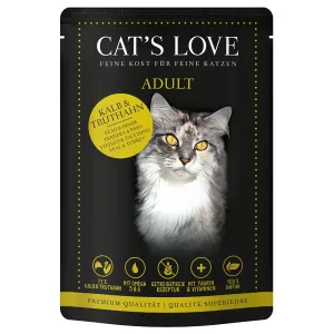 12x85g Cat's Love Borjú & pulyka nedves macskatáp