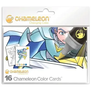 Chameleon kifestő kártyák - Manga / szett 16 db (Chameleon Color Cards)