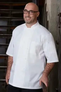 Pincérkabát Chef Works JLCV fekete/fehér