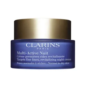 Clarins Revitalizáló éjszakai krém a finom ráncok ellen normál és száraz bőrre Multi-Active (Revitalizing Night Cream ) 50 ml #978392