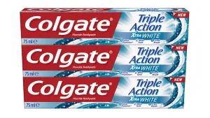 Colgate Fehérítő fogkrém Triple Action White 3 x 75 ml