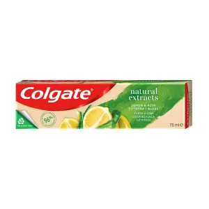 Colgate Naturals Ultimate Fresh Lemon fokrém fehér citrom és aloe vera kivonattal 75 ml