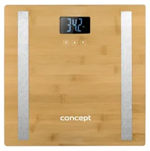 Concept Személyi diagnosztikai mérleg 180 kg PERFECT HEALTH, bamboo VO3000