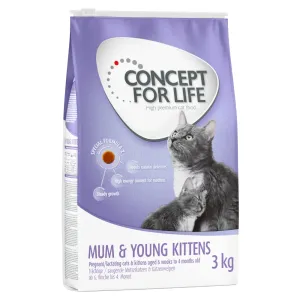 10kg Concept for Life Mu2m & Young Kittens száraztáp kiscicáknak javított receptúrával