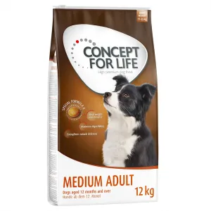 12kg Concept for Life Medium Adult száraz kutyatáp