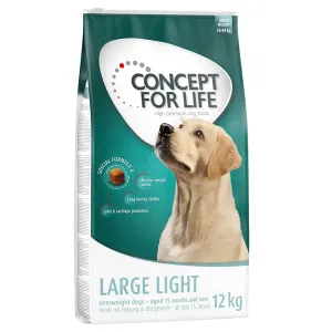 2x12kg Concept for Life Large Light száraz kutyatáp
