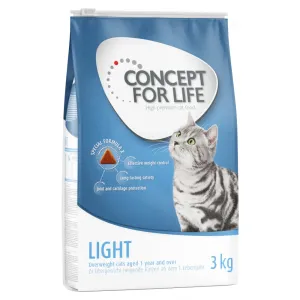 2x3kg Concept for Life Light Adult száraz macskatáp javított receptúrával